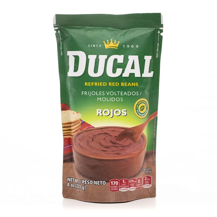 Ducal Red Refried Beans Squeeze Pack